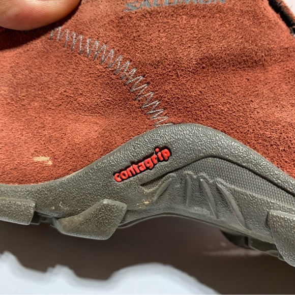Salomon Contagrip Thinsulate insulation Suede Shoes size 7 - Picture 14 of 15